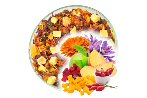 Herbata Owocowa CUD BRZOSKWINIA (OT) (50g) Aromatyczny Koktajl Natury !!